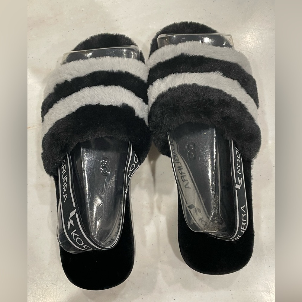 UGG Kookaburra fuzz n sandal-Women’s Size 8